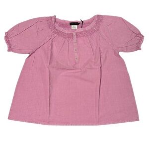 Hatch Maternity cotton Charlie top pink/purple orchid